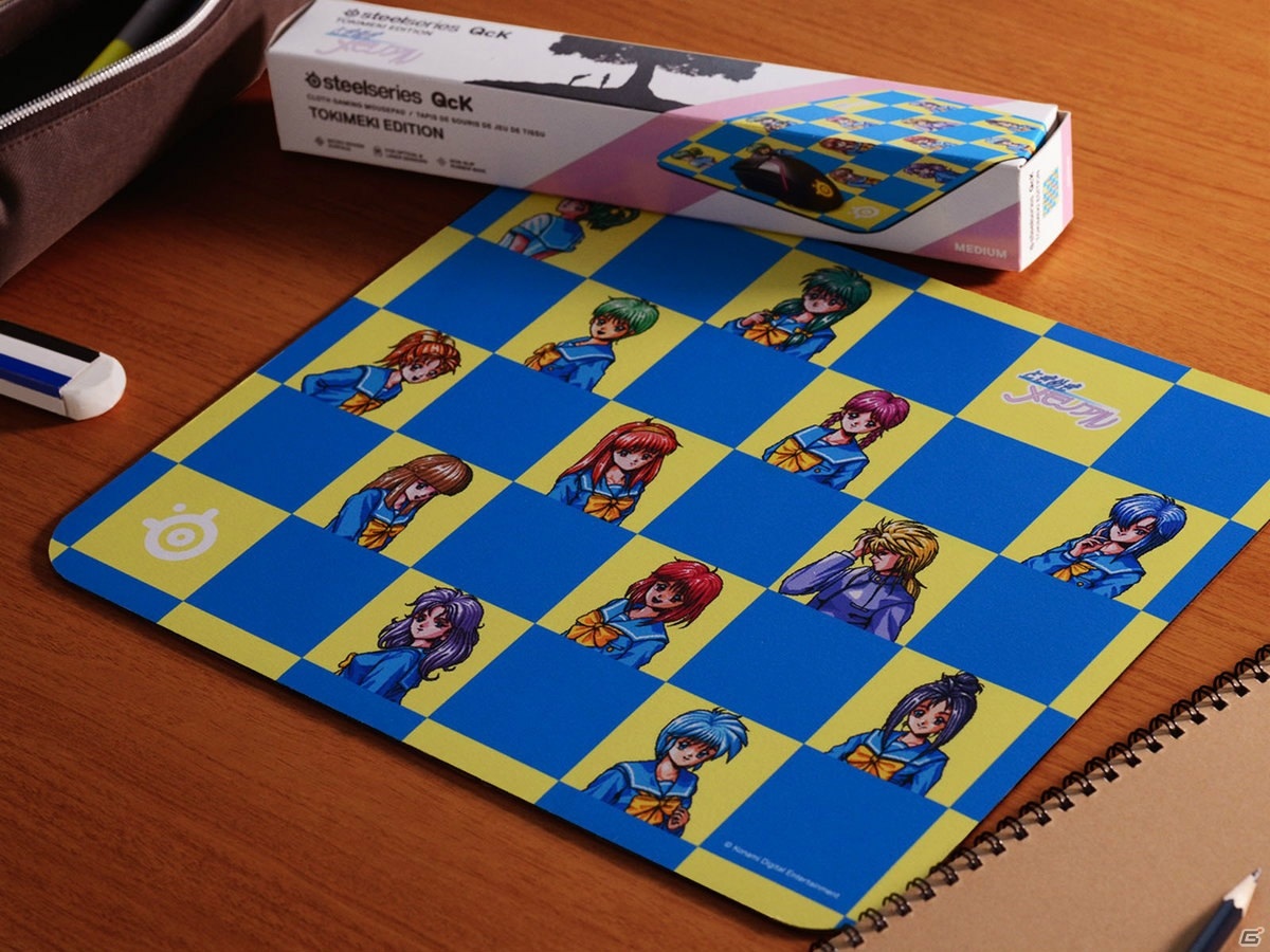 「QcK Tokimeki Edition」日本限定コラボマウスパッドとして「ときめきメモリアル」モチーフのマウスパッドが6月26日に発売！の画像2