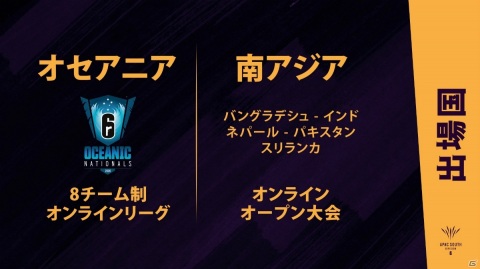 PC版「レインボーシックス シージ」新たなAPACリーグの情報が公開！APACはNorthディビジョンとSouthディビジョンによる構成への画像4