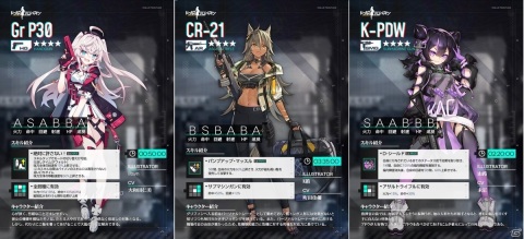 「ドールズフロントライン」大型イベント「秩序乱流」の開催に合わせて追加される新人形などが公開！の画像2