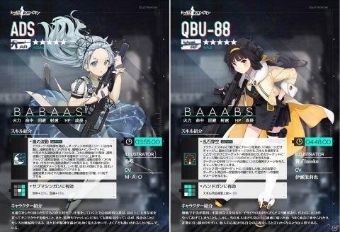 「ドールズフロントライン」大型イベント「秩序乱流」の開催に合わせて追加される新人形などが公開！の画像3