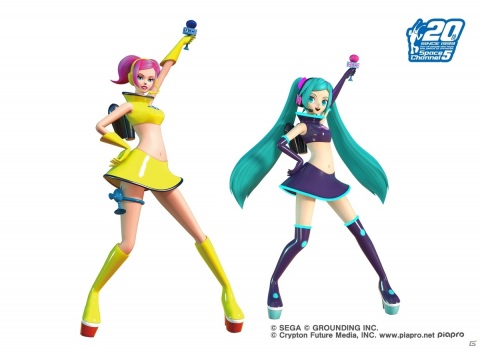 「スペースチャンネル5 VR あらかた★ダンシングショー」初音ミクとのコラボによるPS VR版追加DLCが7月27日にリリース！の画像1