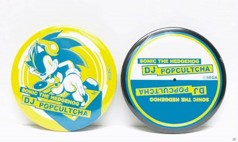 「SONIC THE HEDGEHOG DJ POPCULTCHA」モチーフのTシャツや缶バッジが登場！ノンストップDJミックスアルバムの収録曲も公開の画像4