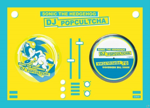 「SONIC THE HEDGEHOG DJ POPCULTCHA」モチーフのTシャツや缶バッジが登場！ノンストップDJミックスアルバムの収録曲も公開の画像5