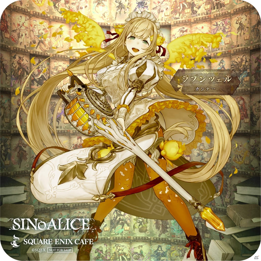「SINoALICE」スクエニカフェにて8月1日より第4回コラボが実施決定！コミックス1巻＆2巻と小説も同時発売の画像16
