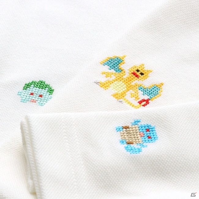 「ポケモンシャツ」夏にぴったりのポロシャツが発売！151種のポケモン刺繍やモンスターボールボタンをカスタム可能の画像2