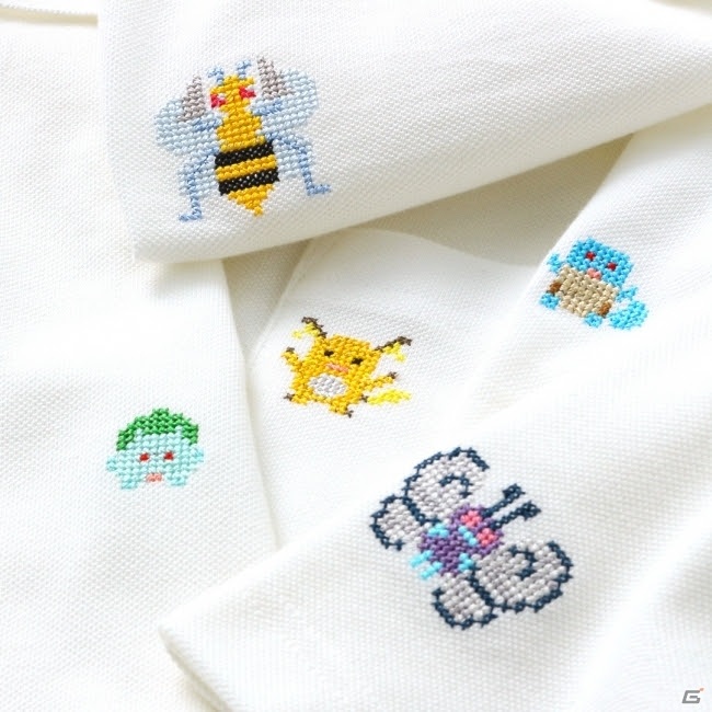 「ポケモンシャツ」夏にぴったりのポロシャツが発売！151種のポケモン刺繍やモンスターボールボタンをカスタム可能の画像4