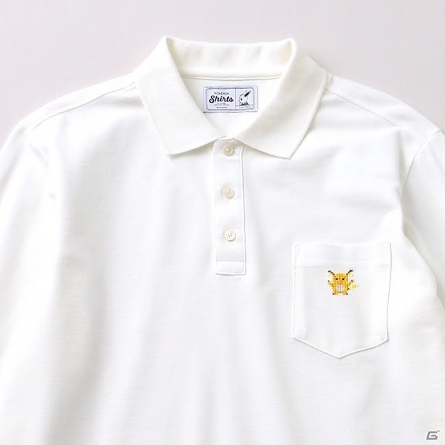 「ポケモンシャツ」夏にぴったりのポロシャツが発売！151種のポケモン刺繍やモンスターボールボタンをカスタム可能の画像5