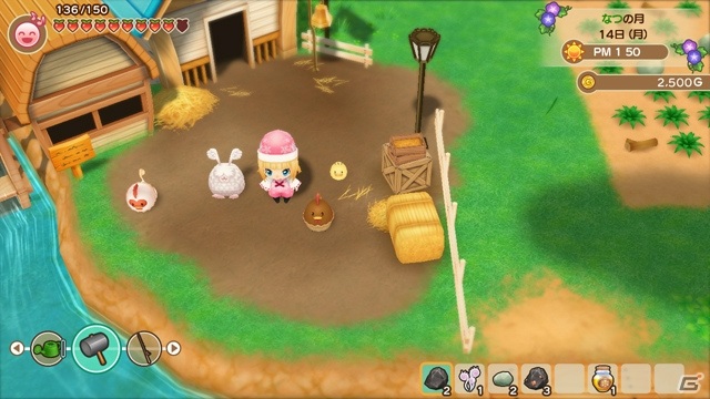 「牧場物語 再会のミネラルタウン」桜柄のコロボックル衣装が手に入る更新データが無料配信！の画像3