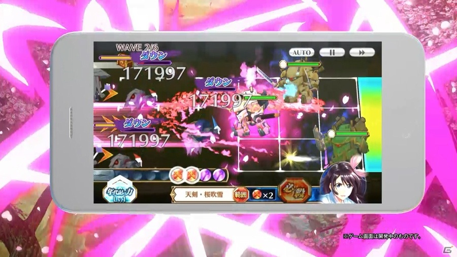 「チェインクロニクル3」とTVアニメ「新サクラ大戦 the Animation」のコラボCMが公開！の画像3