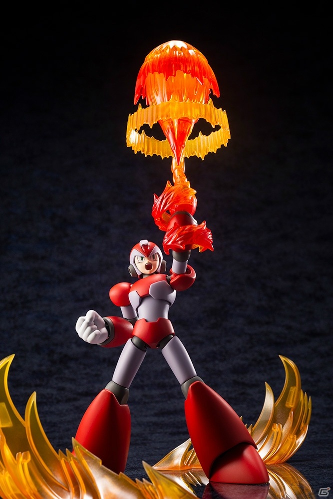 「ロックマンX4」より「エックス ライジングファイアVer.」のプラモデルが登場！の画像8