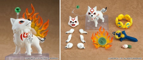 「大神」よりアマテラスがねんどろいど化！イッスン＆“真経津鏡”が付属する他、“都牟刈大刀”“足玉”“変な形の大根”が付属するDX Ver.もの画像12