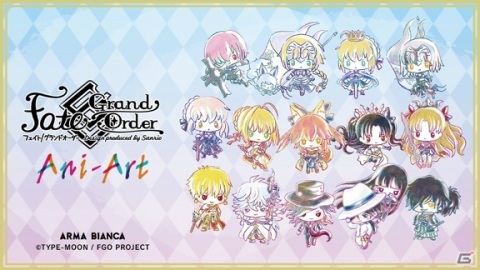 「Fate/Grand Order Design produced by Sanrio」ミニ色紙やTシャツなどAni-Art商品9種が登場！の画像1