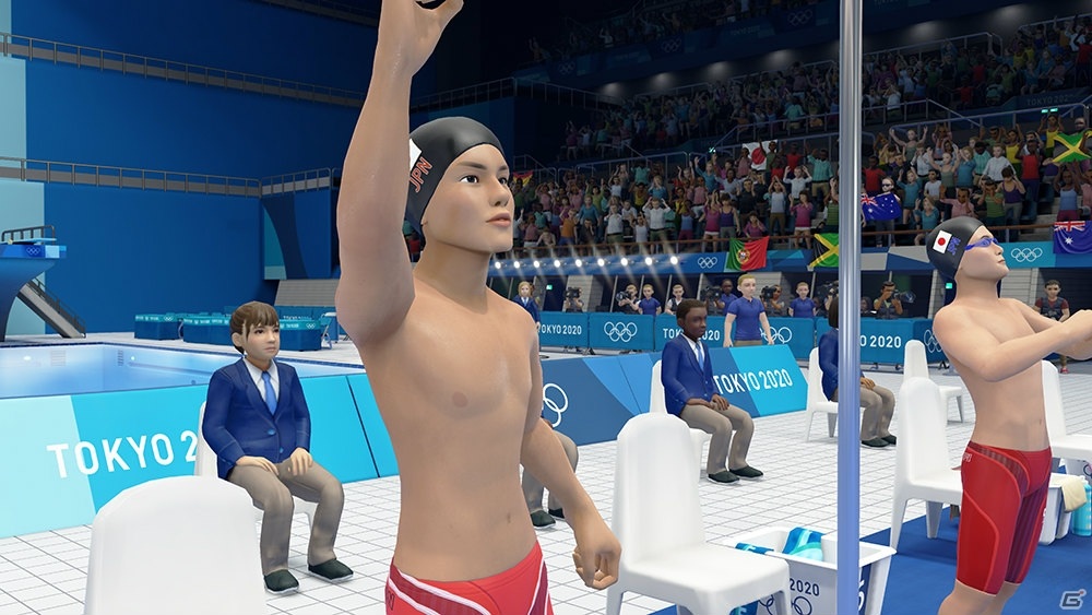 東京オリンピック2020 水泳 東京2020オリンピック The Official Video Game」水泳「100m自由形」の