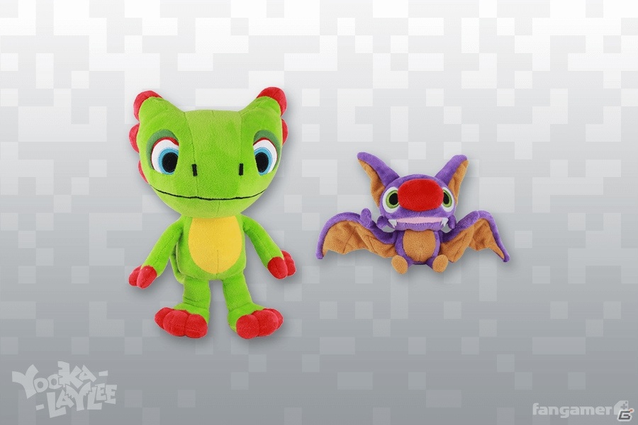 Yooka-Laylee」ユーカとレイリーの友情バッジやぬいぐるみセット