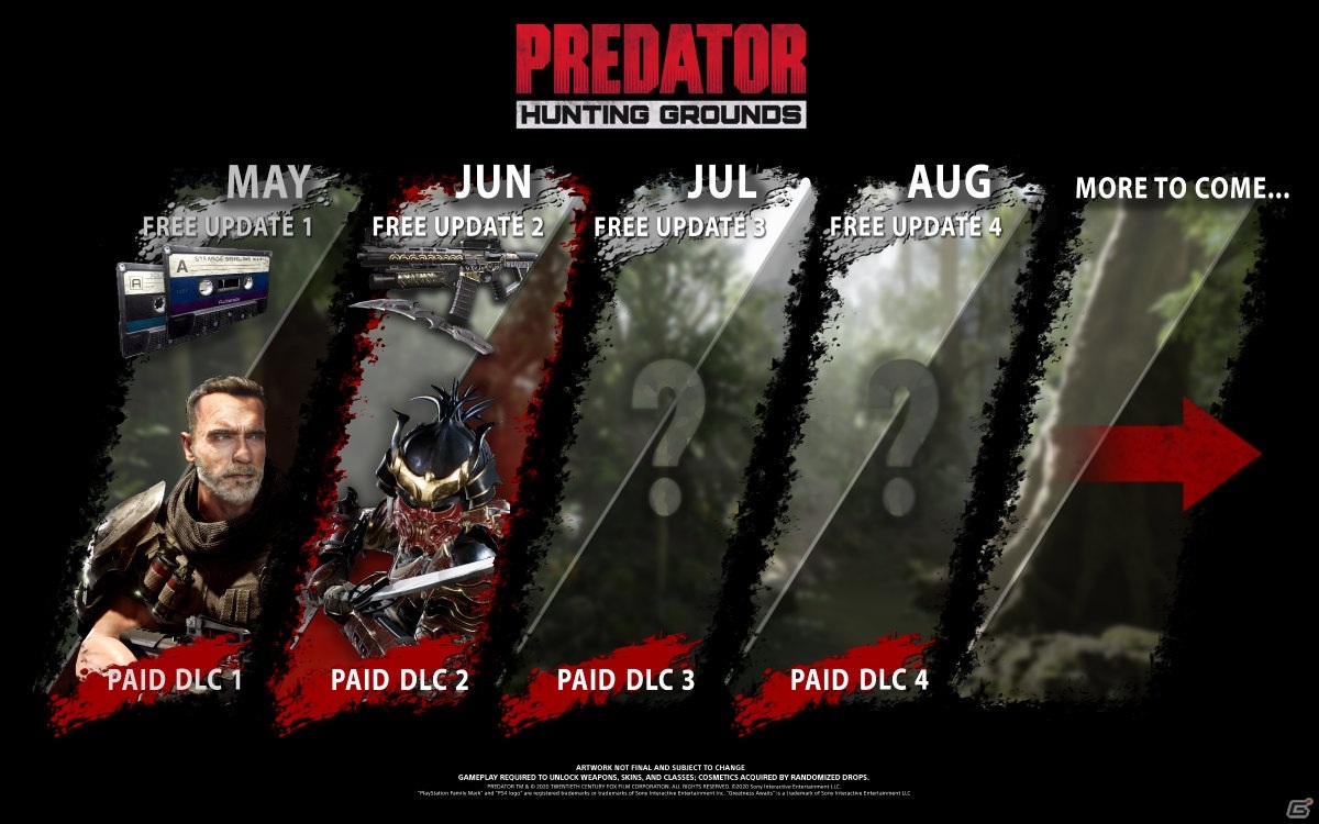 Predator Hunting Grounds 無料アップデートで新たな武器やスキンが追加 6月末には有料dlc サムライプレデター が登場 ゲーム情報サイト Gamer