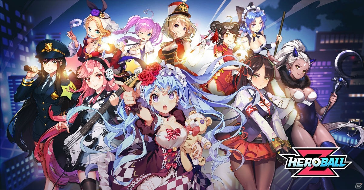美少女ヒーローを合体 召喚して戦う新作スマホアプリ Hero Ball Z が登場 事前登録もスタート Gamer