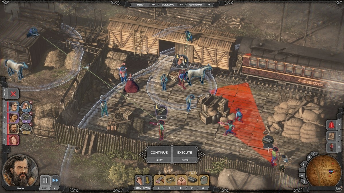 西部開拓時代を舞台にしたタクティカルステルスゲーム「Desperados III」がSteamで配信開始！の画像2