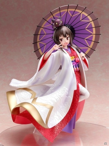 「映画 この素晴らしい世界に祝福を！ 紅伝説」よりめぐみんが白無垢姿で1/7スケールフィギュア化！の画像1