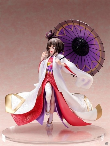 「映画 この素晴らしい世界に祝福を！ 紅伝説」よりめぐみんが白無垢姿で1/7スケールフィギュア化！の画像6