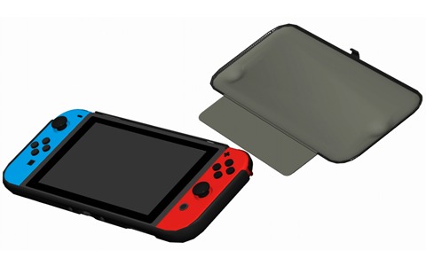 前面カバーが取り外し可能！装着したままドックにも挿せるSwitch用保護カバーが8月下旬に発売