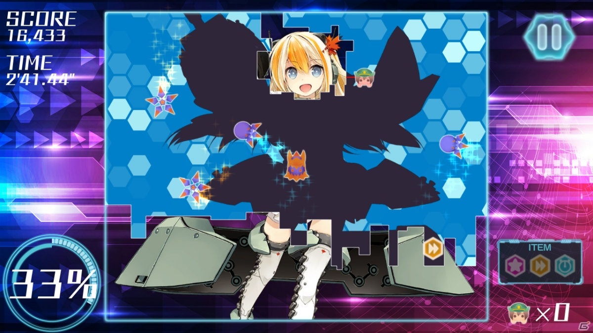ラインを引いてエリアを拡げる陣取りゲーム「りっく☆じあ～す サイバーパニック！」がSteamで配信開始！の画像6