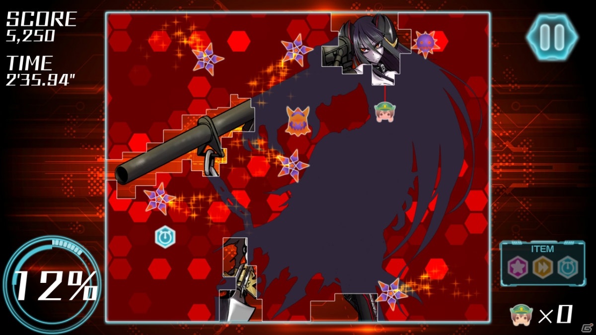 ラインを引いてエリアを拡げる陣取りゲーム「りっく☆じあ～す サイバーパニック！」がSteamで配信開始！の画像7