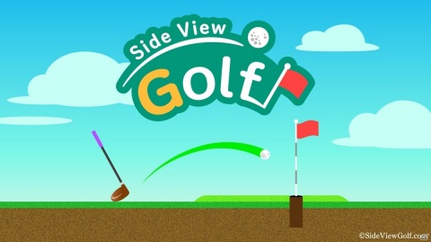 グランゼーラ・ゲームスタジオ、Webブラウザゲーム「サイドビューゴルフ」を公開の画像1