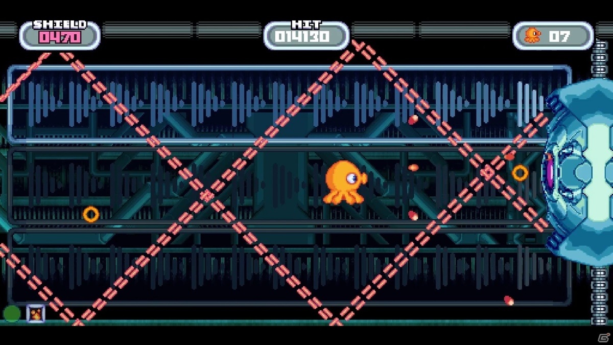 16ビットスタイルの横スクロールSTG「オクトノート: 星のタコ」がPS4/Xbox One/Switch向けに6月24日より順次リリースの画像3