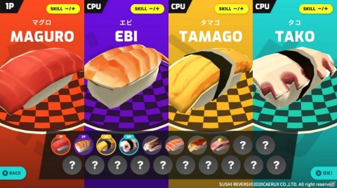 寿司を操り皿を奪い合え！アクションパズルゲーム「SUSHI REVERSI～寿司リバーシ～」が7月に発売予定の画像4