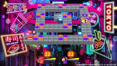寿司を操り皿を奪い合え！アクションパズルゲーム「SUSHI REVERSI～寿司リバーシ～」が7月に発売予定の画像6