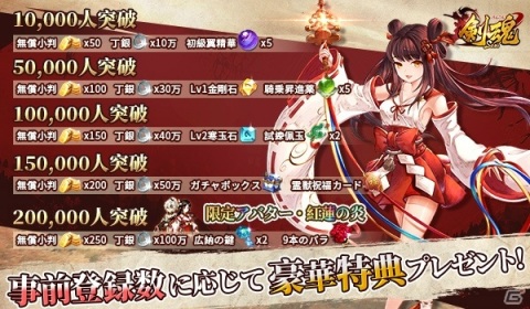 放置でも楽しめる縦持ち幻想MMORPG「剣魂～剣と絆の異世界冒険伝」の事前登録受付が開始！の画像13