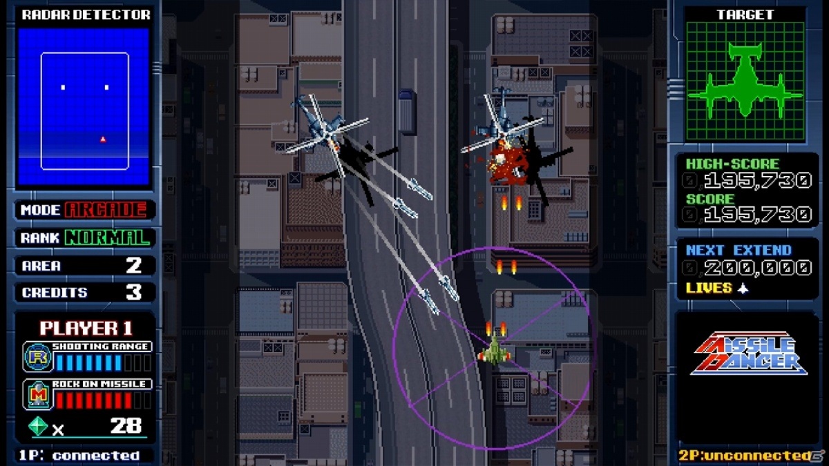 ローカル協力プレイ対応のSTG「ミサイルダンサー」がSwitchで配信開始！半額セールも実施の画像3