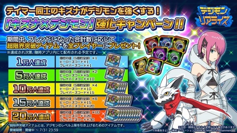 「デジモンリアライズ」リリース2周年を記念して“四聖獣”デジモンが登場するイベント「極大討伐戦」が開催！の画像10