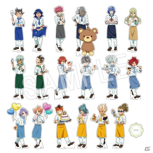 「イナズマイレブン」のコラボカフェが「SWEETS PARADISE」にて追加開催！新商品のアクリルバッジなどオリジナルグッズが発売の画像12