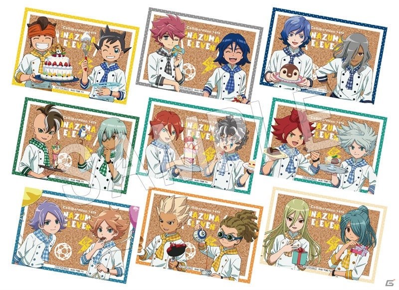 「イナズマイレブン」のコラボカフェが「SWEETS PARADISE」にて追加開催！新商品のアクリルバッジなどオリジナルグッズが発売の画像5