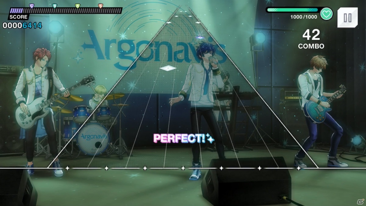 「アルゴナビス from BanG Dream! AAside」Argonavisの完全新曲で楽しむリズムゲームプレイ動画が公開！の画像3