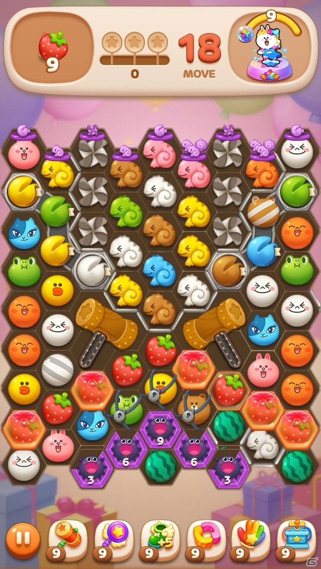 Line Pop2 パズル画面がリニューアル ハートの受け渡しが出来るチャット機能も追加 ゲーム情報サイト Gamer