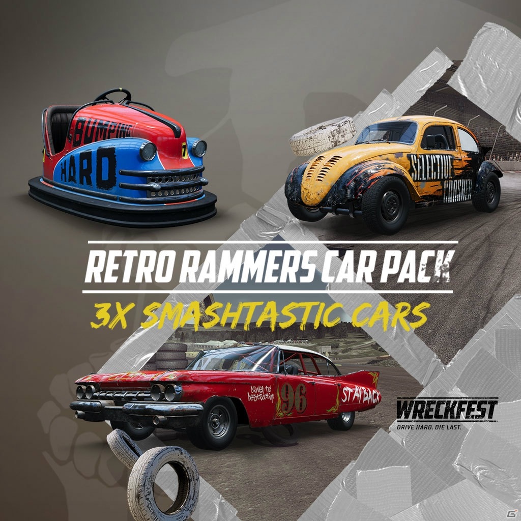 「Wreckfest」のDLC「Wreckfest Banger Racing Car Pack」が発売！SweeperやHearse、Stock Carの3台が登場の画像2