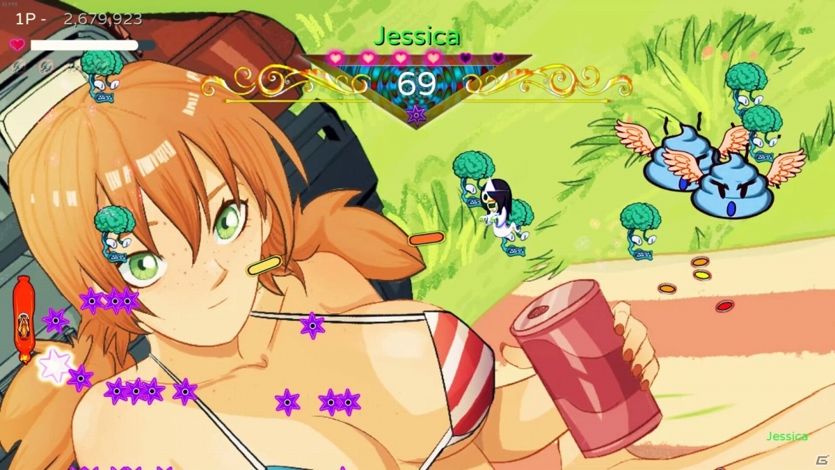 Switch「Waifu アンカバード」が7月16日より配信開始！脱衣で嫁を救い出すセクシーSTGの画像13