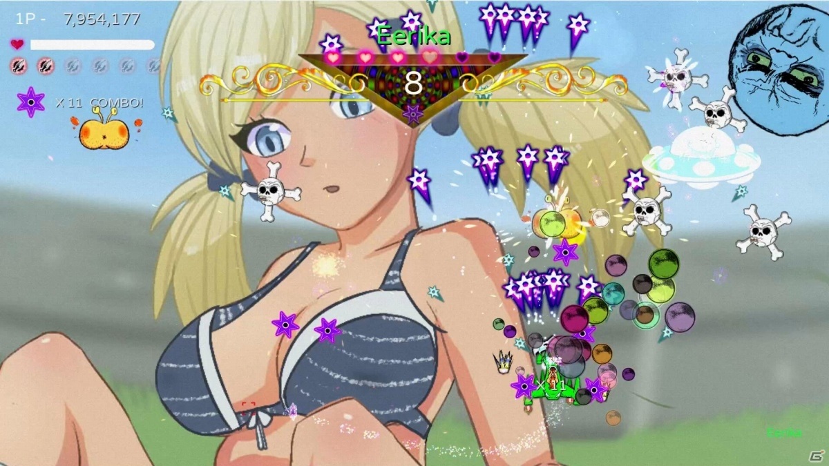 Switch「Waifu アンカバード」が7月16日より配信開始！脱衣で嫁を救い出すセクシーSTGの画像7