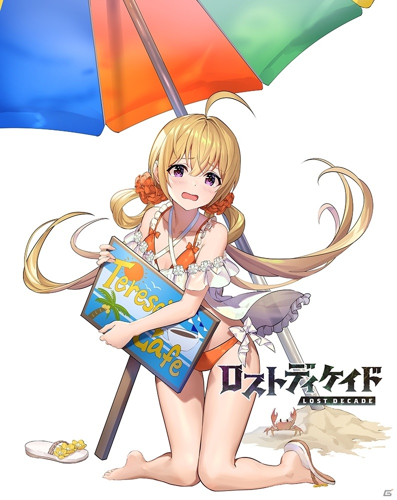 「ロストディケイド」キャロラインとエレーナが夏の装いで登場！非売品グッズが当たるフォロー＆RTキャンペーンも実施の画像1