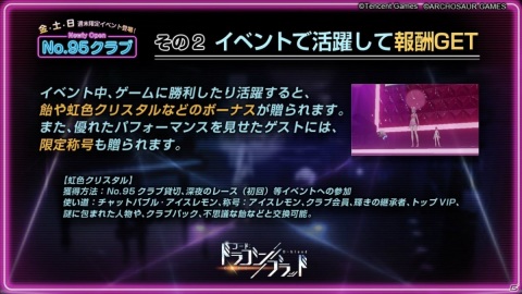「コード：ドラゴンブラッド」エキサイティングな夜を楽しめるイベント「No.95クラブ」の情報が公開！の画像4