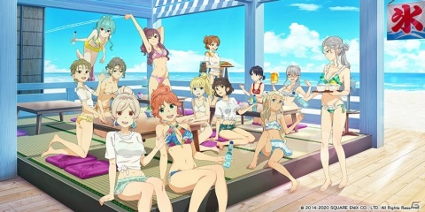 「スクールガールストライカーズ2」今年の新作水着は3タイプ！「2020エテルノサマーバケーション」が開催の画像4