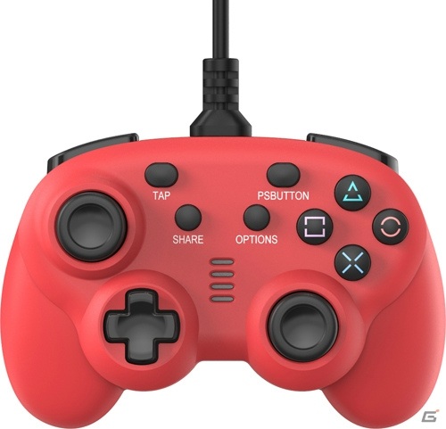 PS4/Switch両対応のゲームコントローラーに軽量小型のミニ版が登場！ブラックやブルー、レッドの全3色がラインナップの画像3