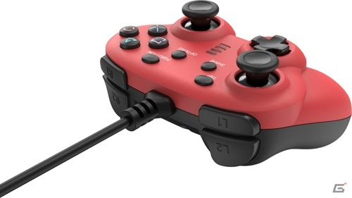 PS4/Switch両対応のゲームコントローラーに軽量小型のミニ版が登場！ブラックやブルー、レッドの全3色がラインナップの画像9
