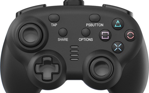 PS4/Switch両対応のゲームコントローラーに軽量小型のミニ版が登場！ブラックやブルー、レッドの全3色がラインナップ