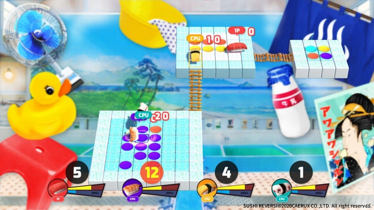 Switch「SUSHI REVERSI～寿司リバーシ～」の発売日が7月22日に決定！7月16日より発売記念セールが実施の画像7