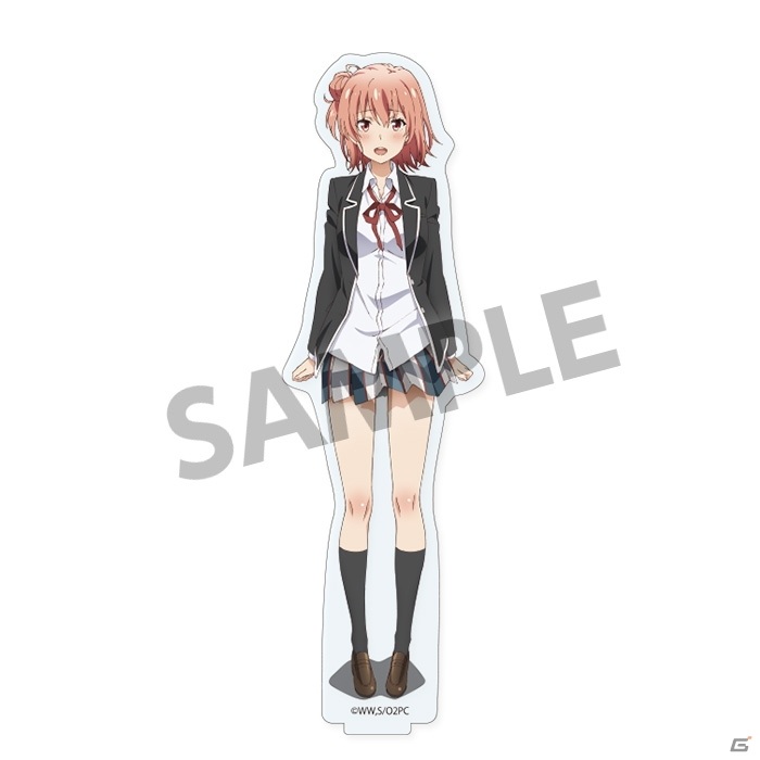 「やはり俺の青春ラブコメはまちがっている。」シリーズよりアクリルフィギュア、缶バッジ、スポーツタオル、Tシャツが登場！の画像2