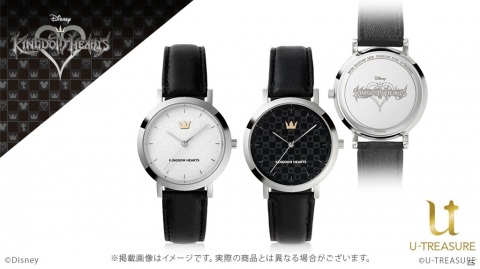 「キングダム ハーツ」モノグラム腕時計2種の予約受付が開始！王冠やキーブレード、ミッキーなどをデザインの画像1