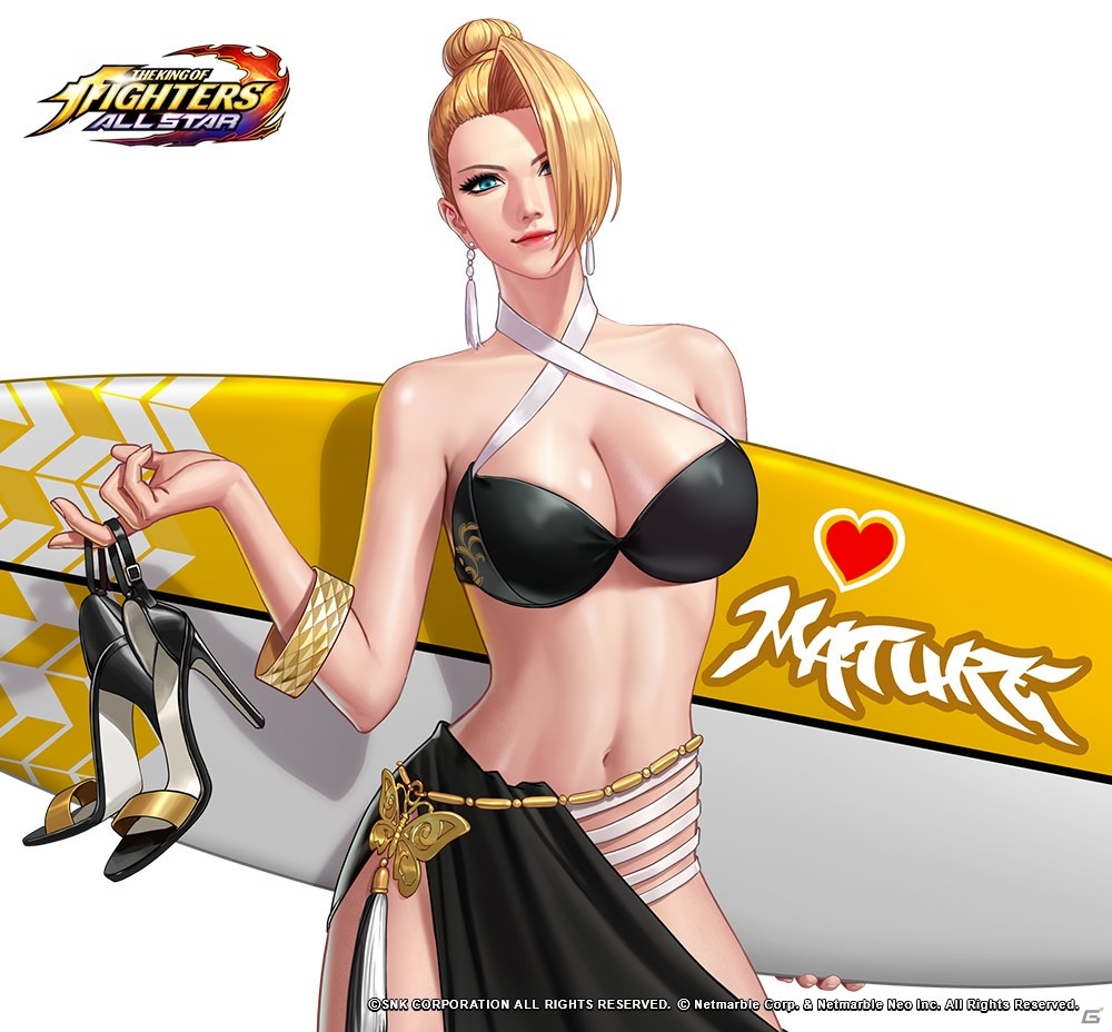 「THE KING OF FIGHTERS ALLSTAR」水着姿のマチュアとブルー・マリーが参戦！の画像3